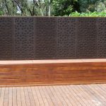 Timber deck seating